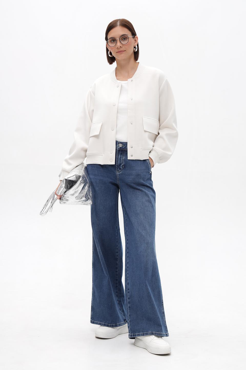 Джинсы палаццо Oui синие