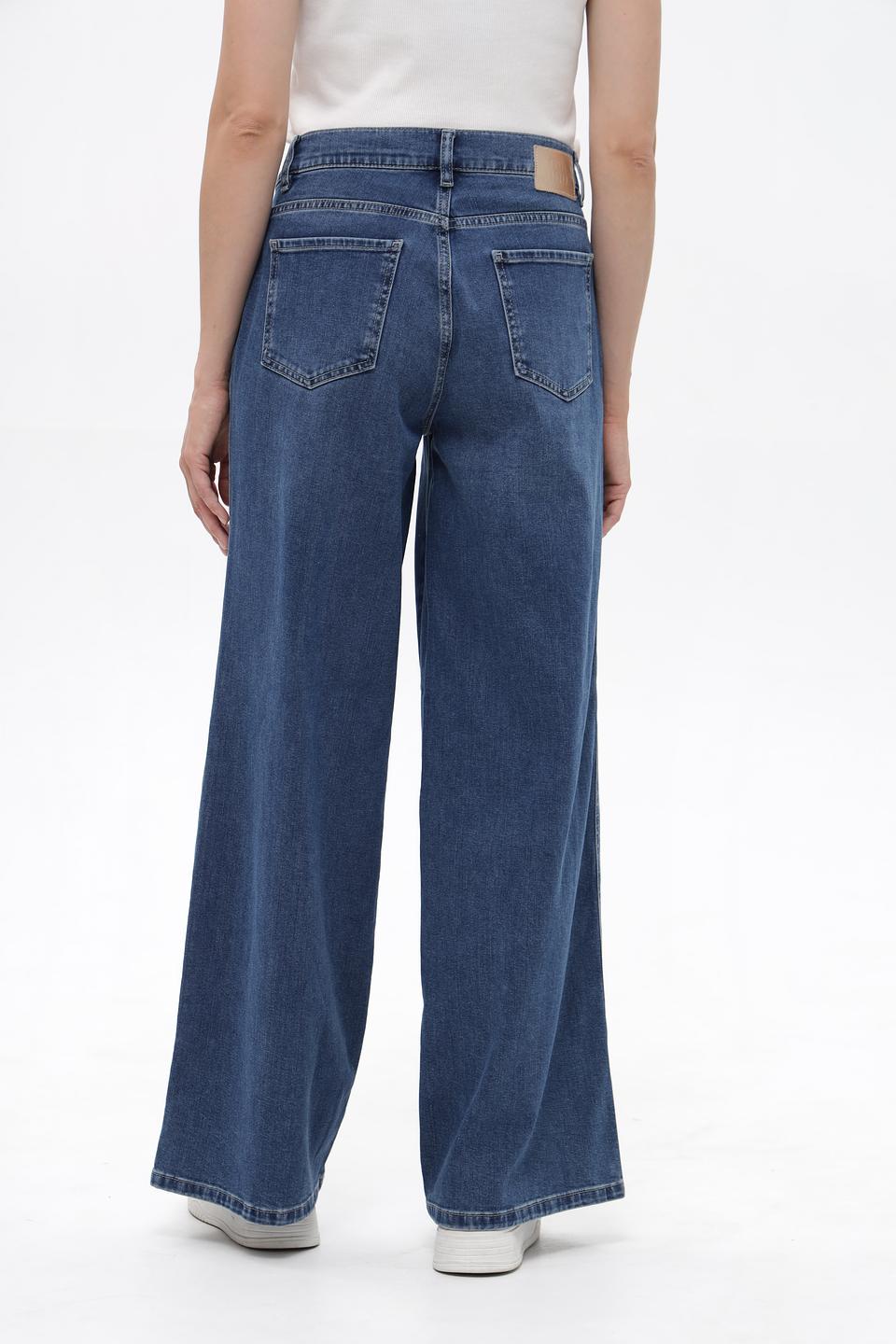 Джинсы палаццо Oui синие