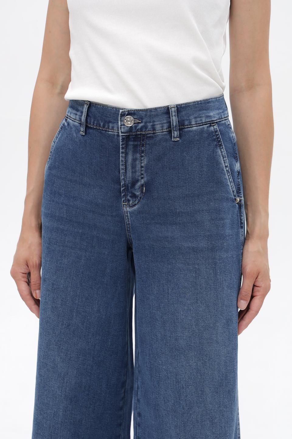 Джинсы палаццо Oui синие