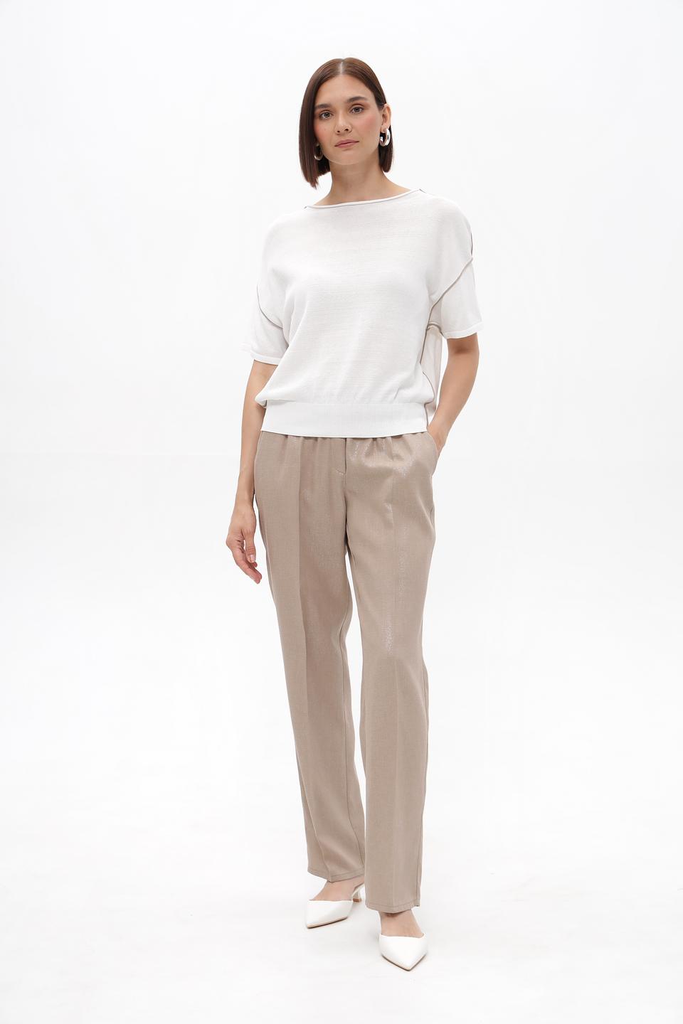 Брюки Toni collection бежевые