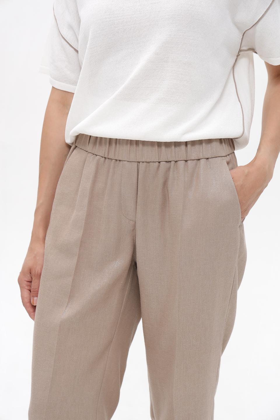 Брюки Toni collection бежевые