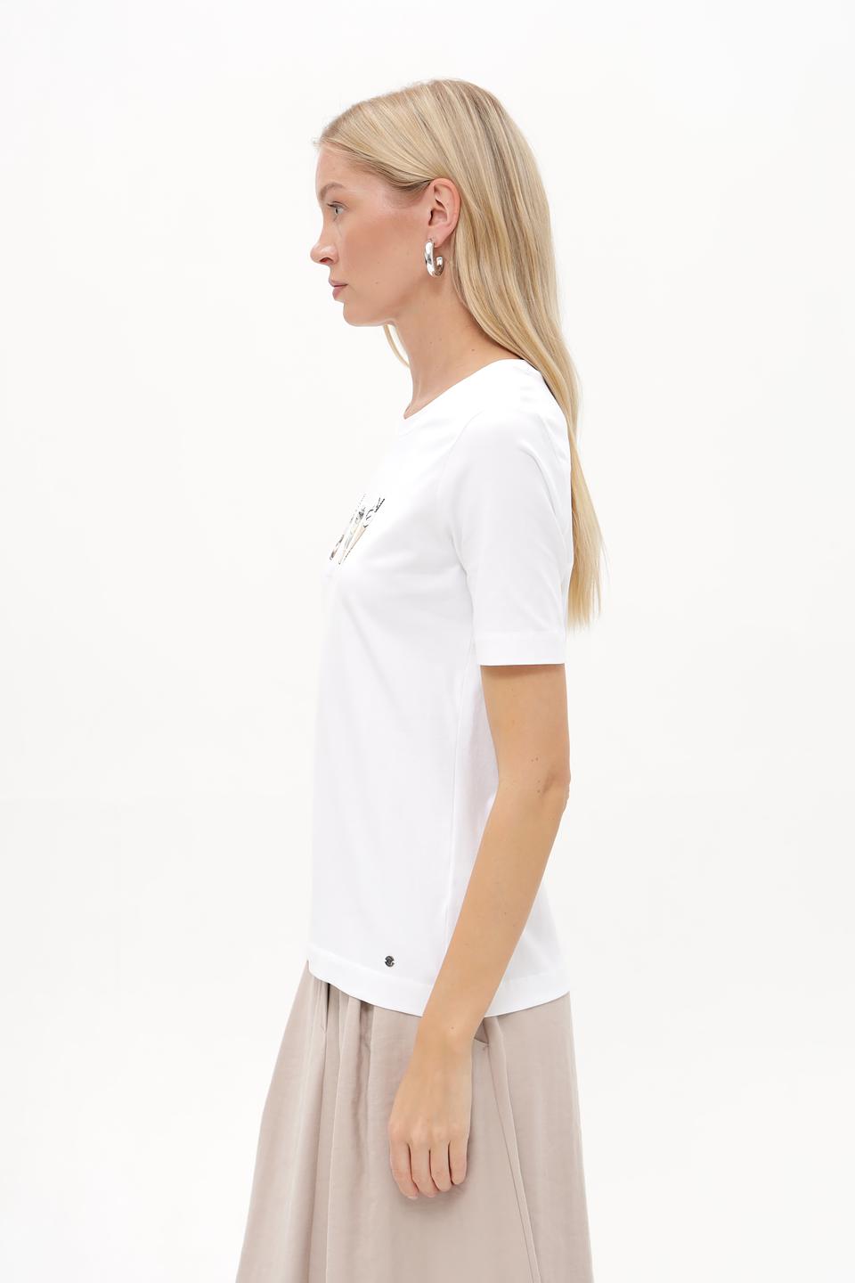 Футболка Betty and Co с принтом кофе