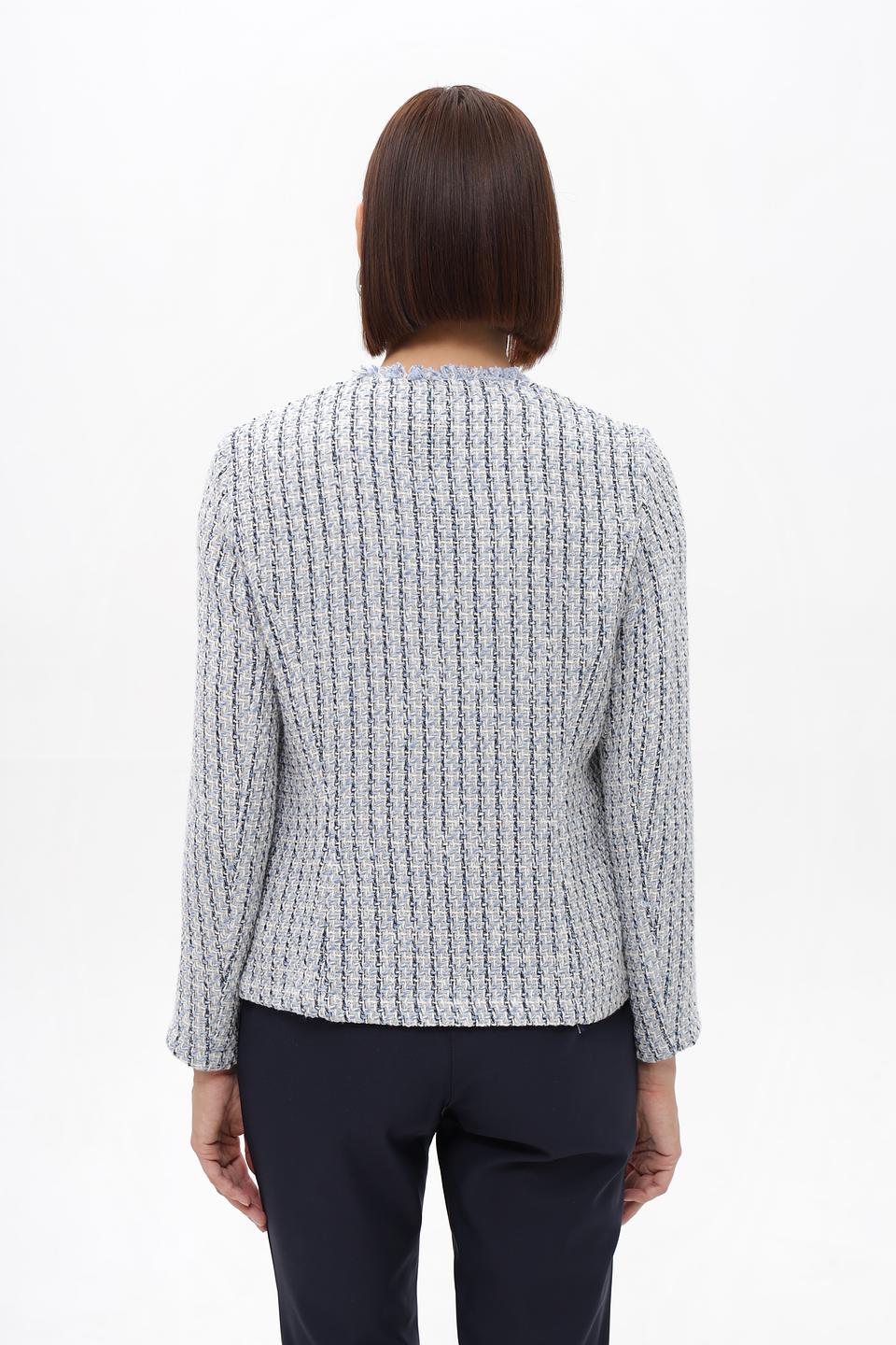 Жакет Frank Walder с твидовой отделкой