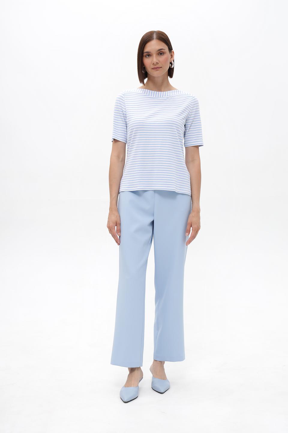 Футболка Frank Walder в полоску голубую