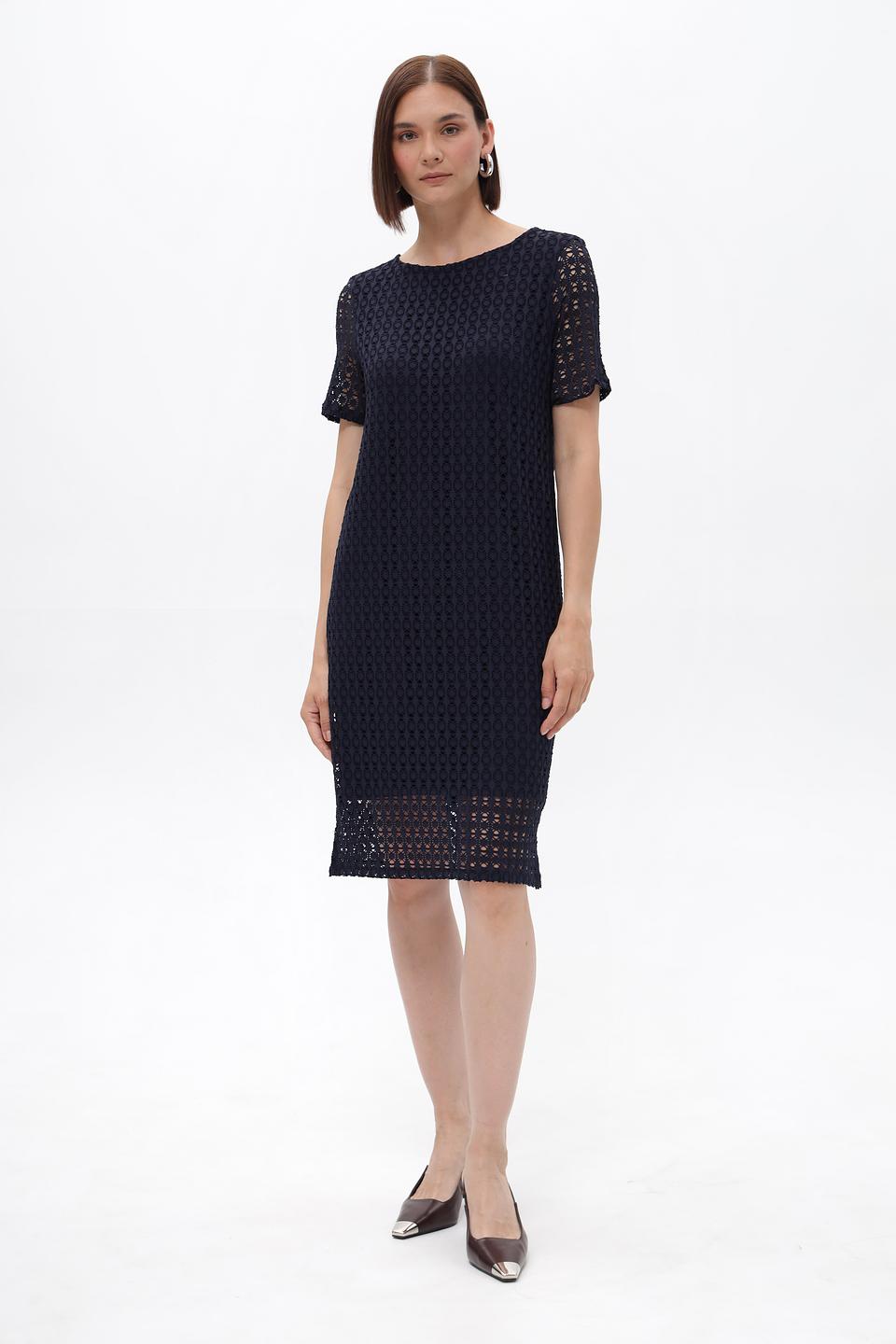 Платье Lebek с ажурными рукавами