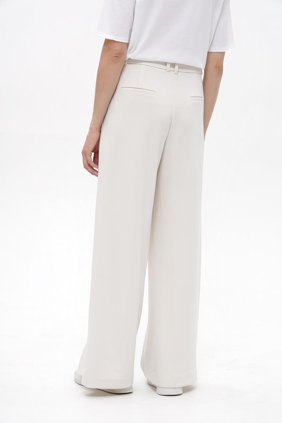 Брюки клёш Oui молочные
