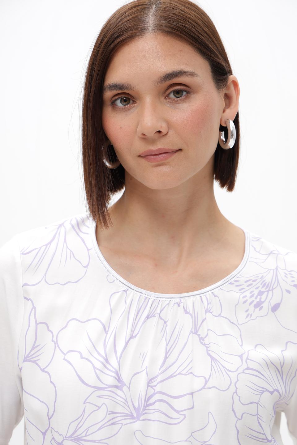 Блузка Frank Walder с цветочным принтом