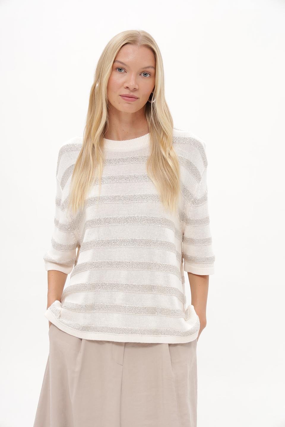 Пуловер Marc Aurel в полоску