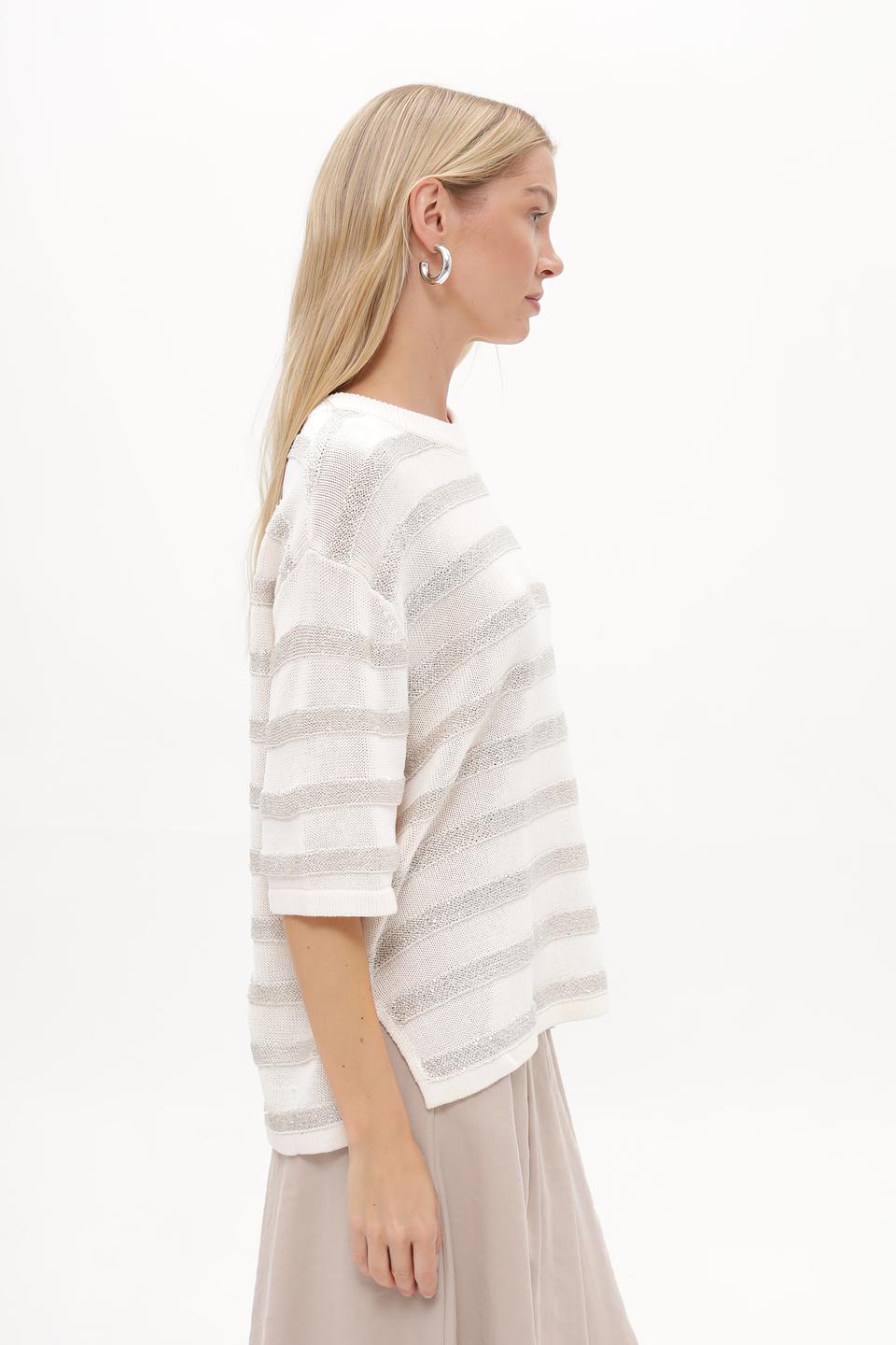 Пуловер Marc Aurel в полоску