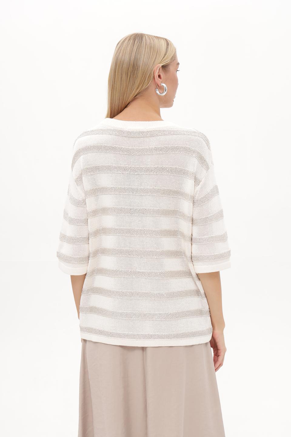 Пуловер Marc Aurel в полоску