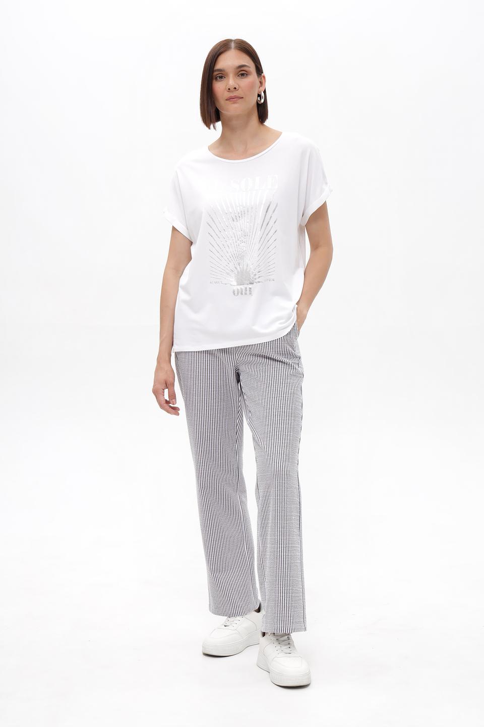 Футболка Oui с принтом белый