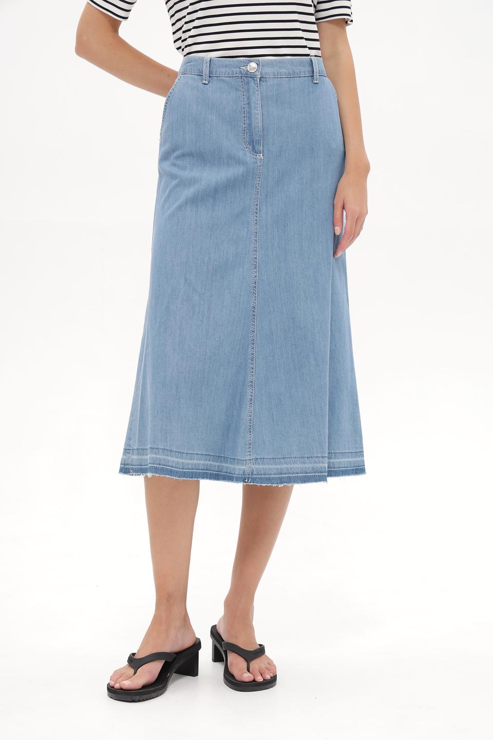 Юбка Betty Barclay деним голубой