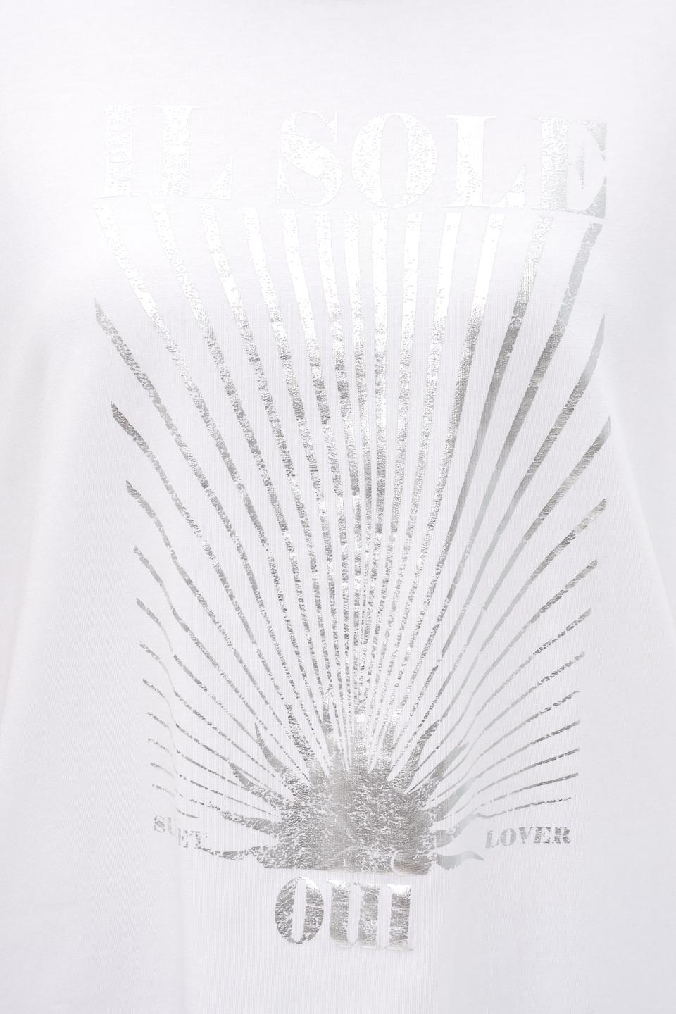 Футболка Oui с принтом белый