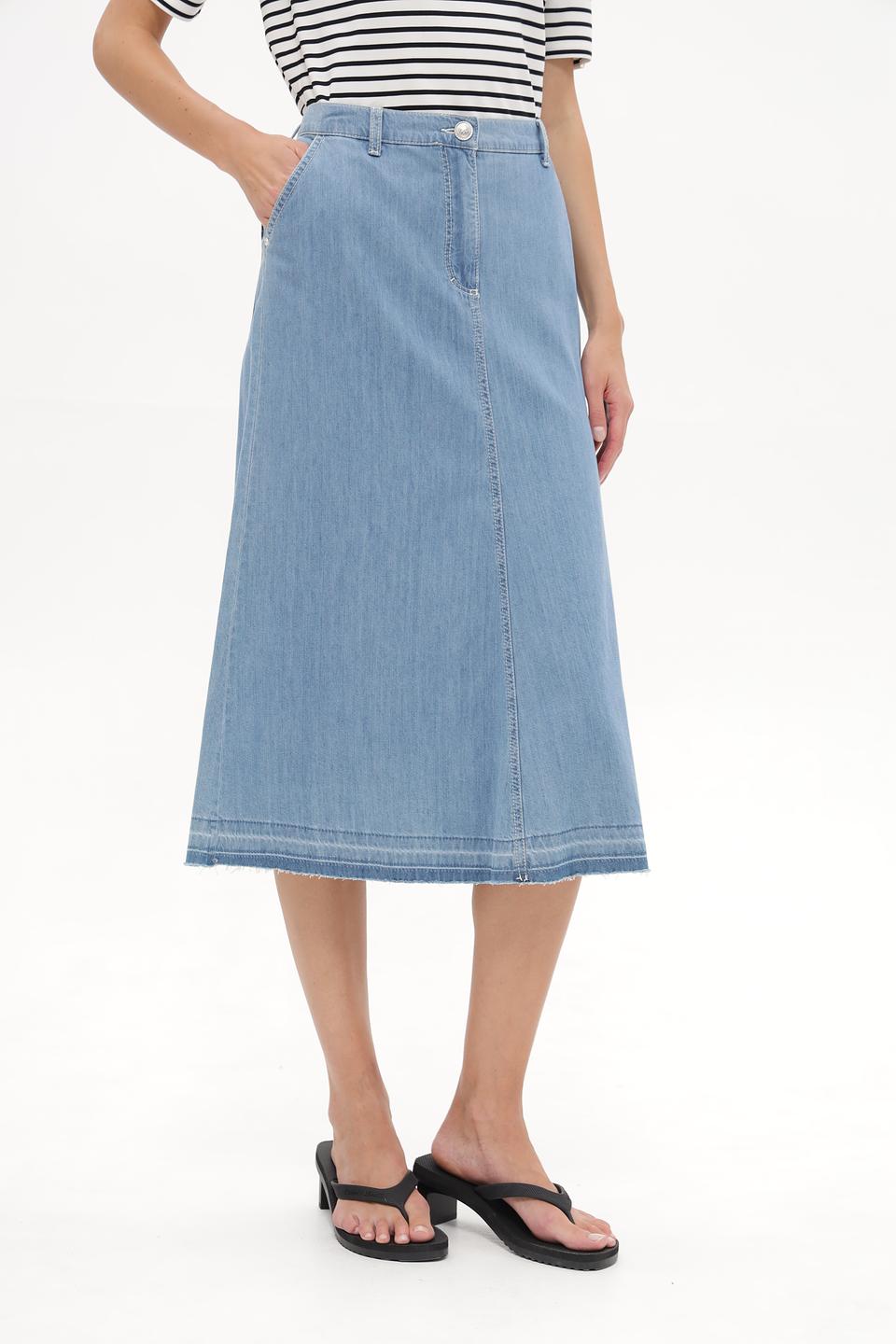 Юбка Betty Barclay деним голубой
