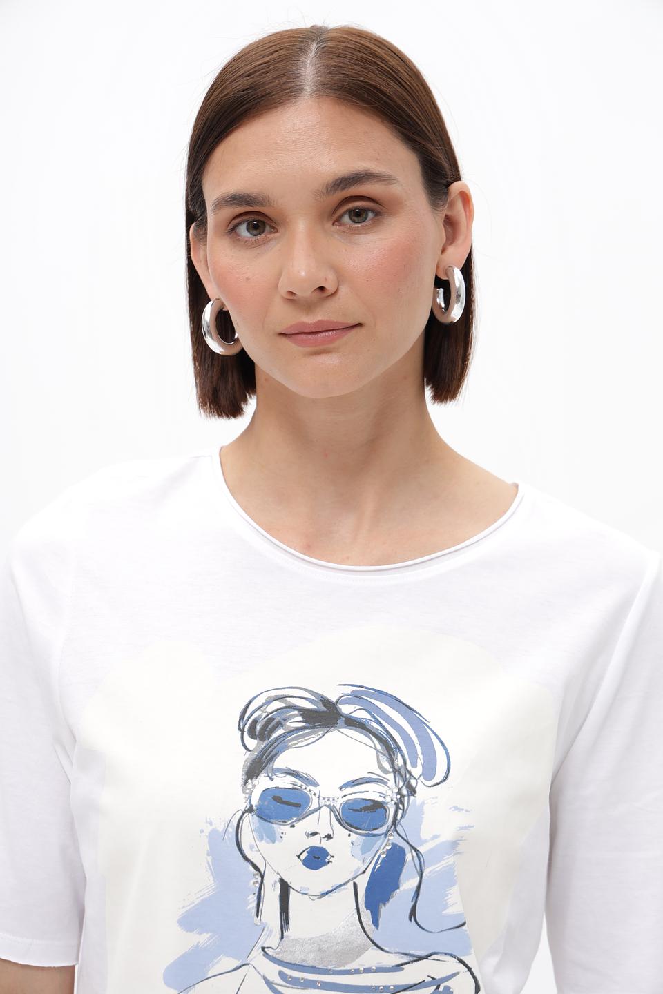 Футболка Oui с принтом