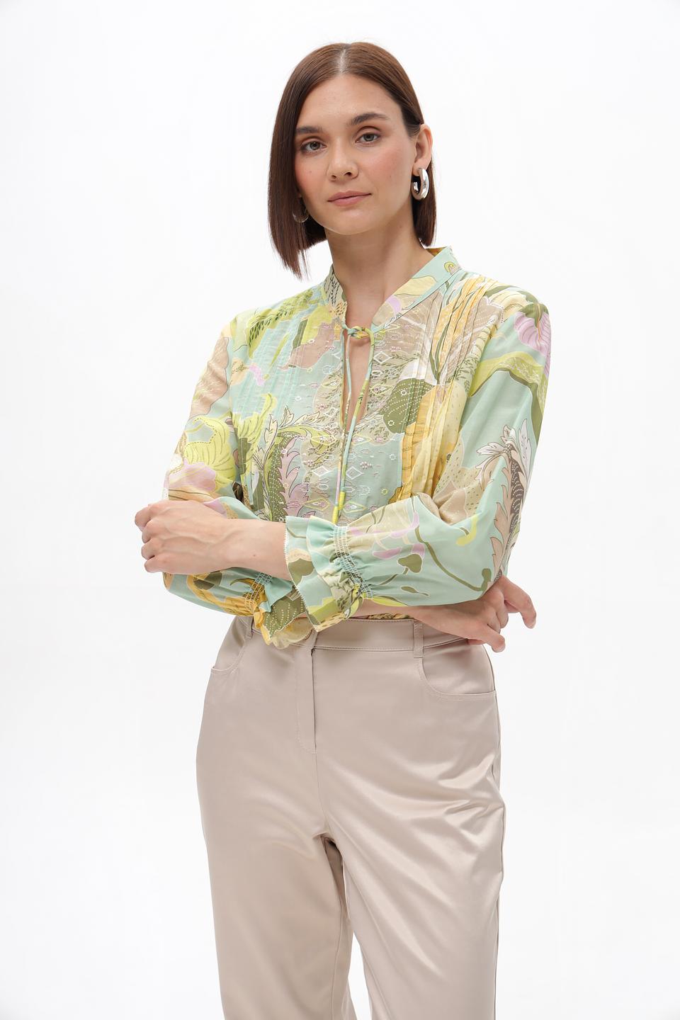 Блузка Marc Cain с цветочным принтом