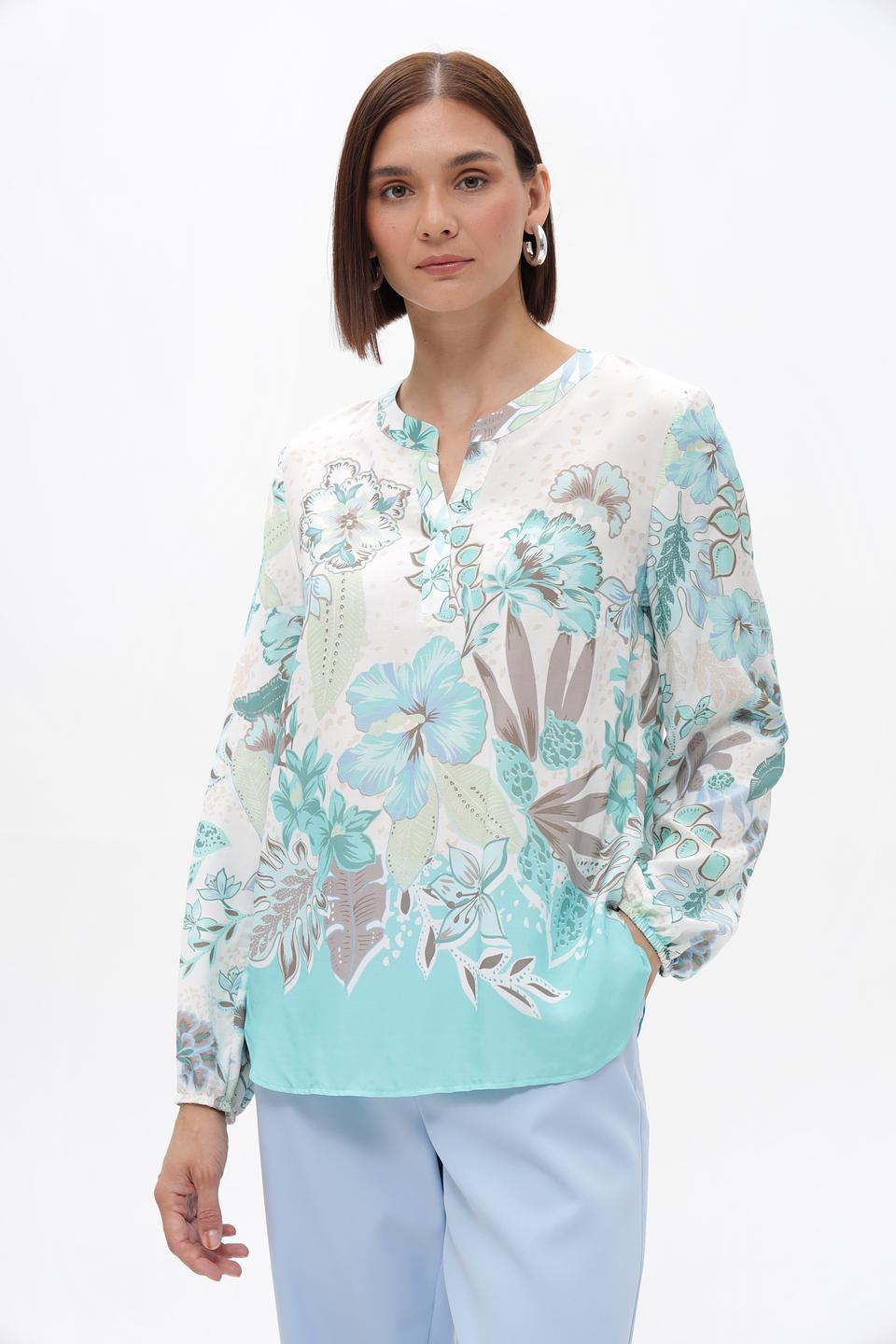 Блузка Frank Walder с цветочным принтом