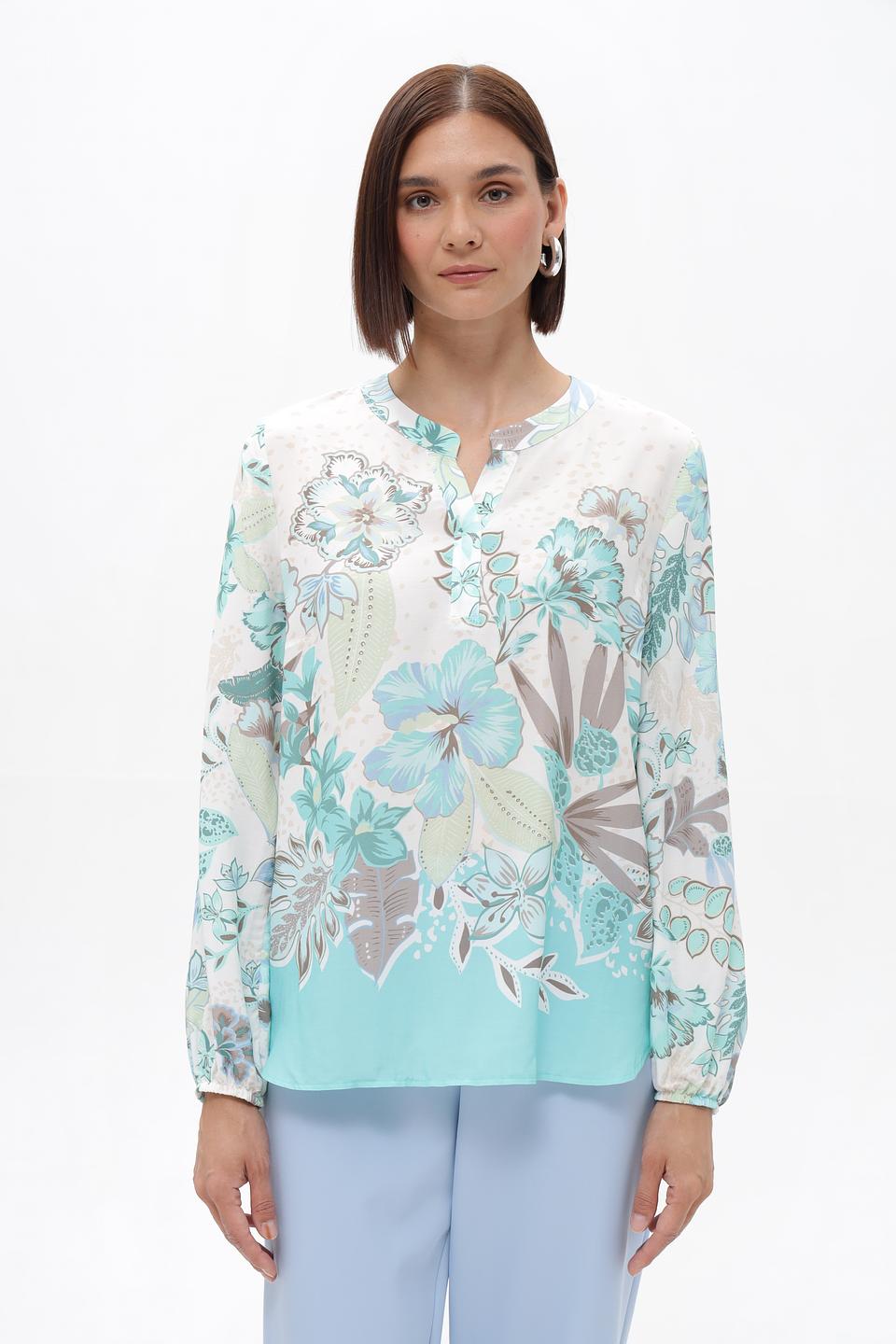 Блузка Frank Walder с цветочным принтом