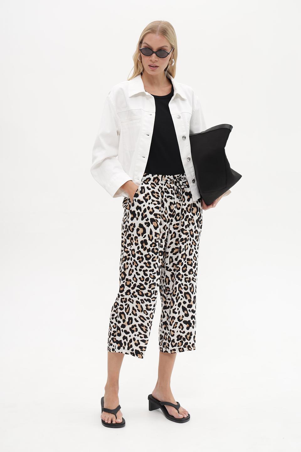 Капри Betty Barclay с леопардовым принтом