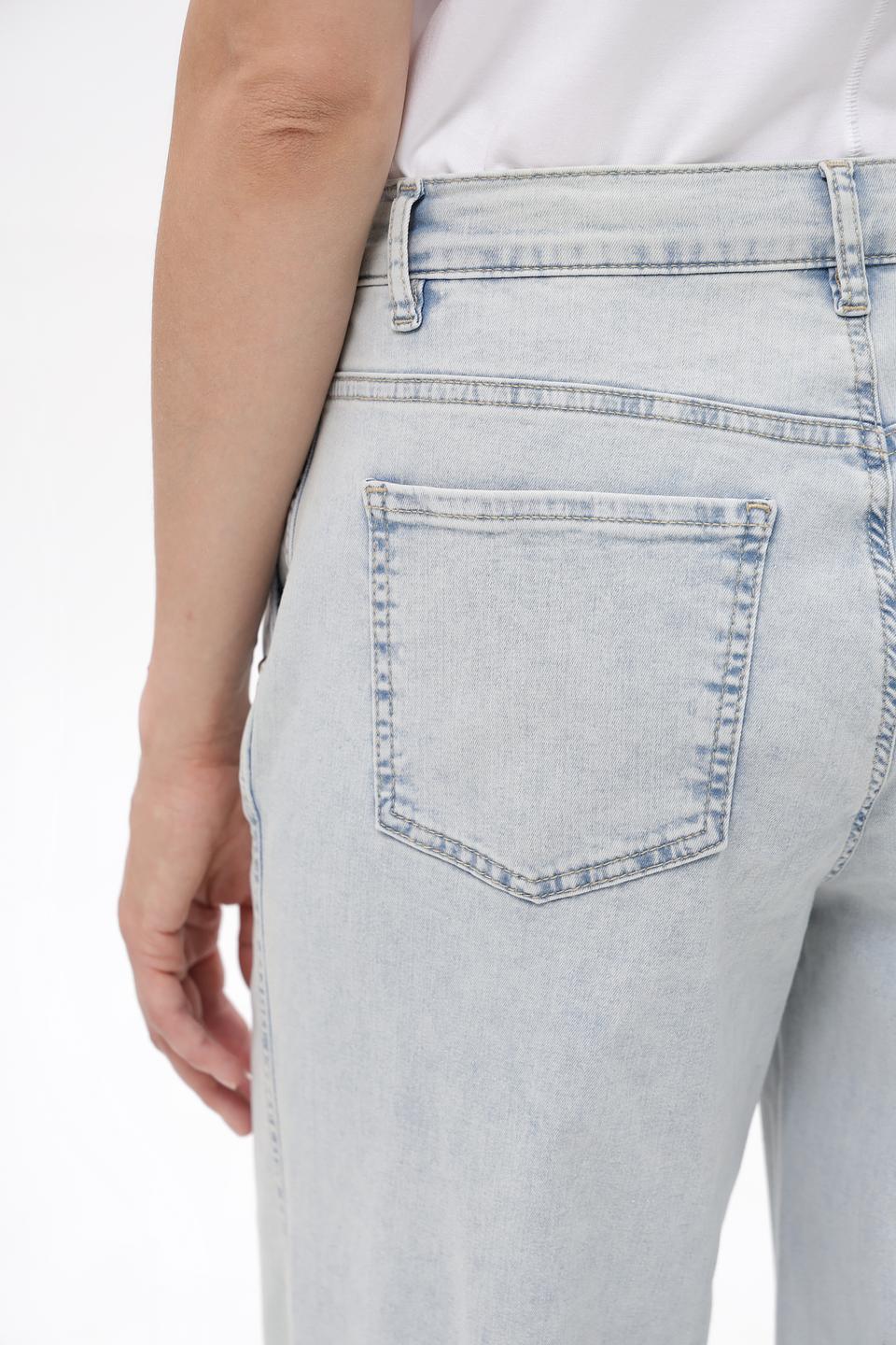 Джинсы Oui широкие голубые