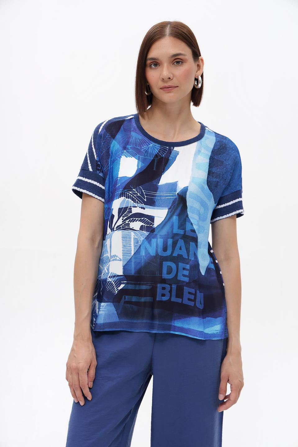 Блузка Lecomte с принтом