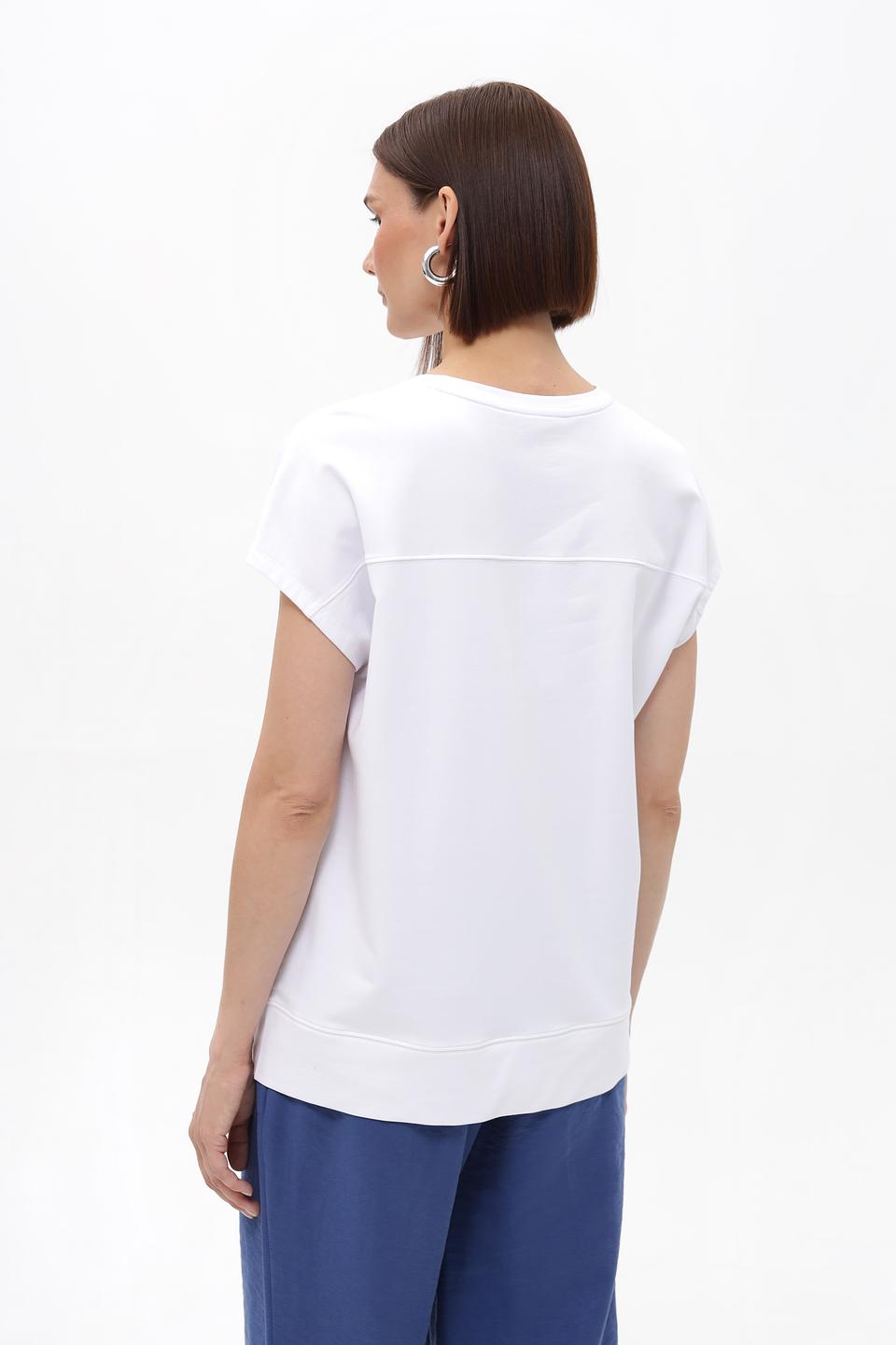 Футболка Lecomte с принтом