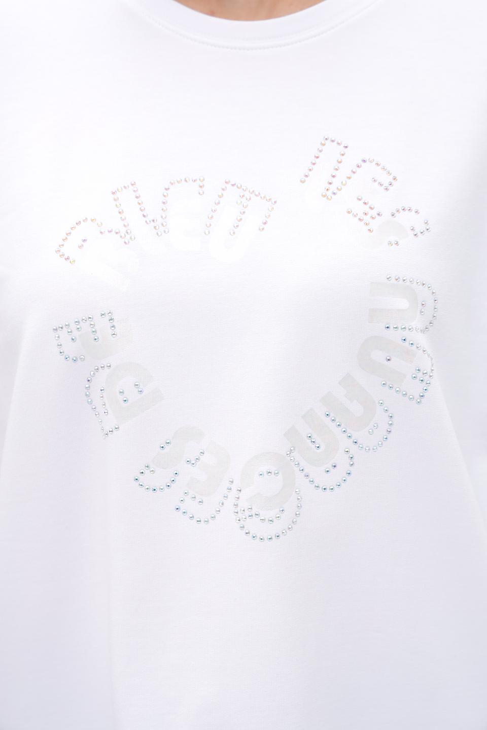 Футболка Lecomte с принтом