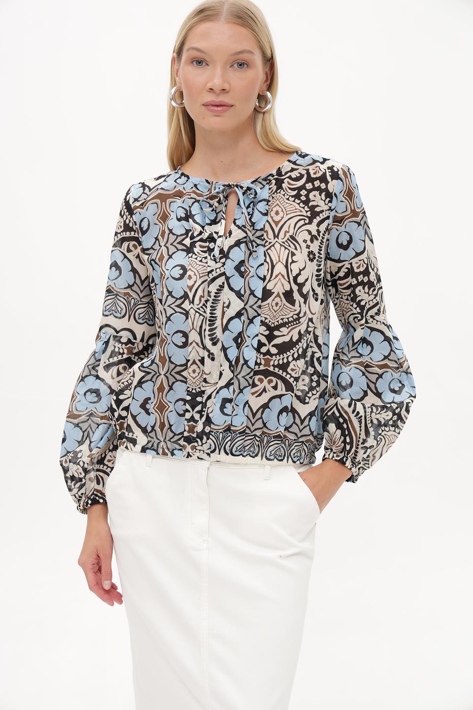 Блузка Monari с цветочным принтом