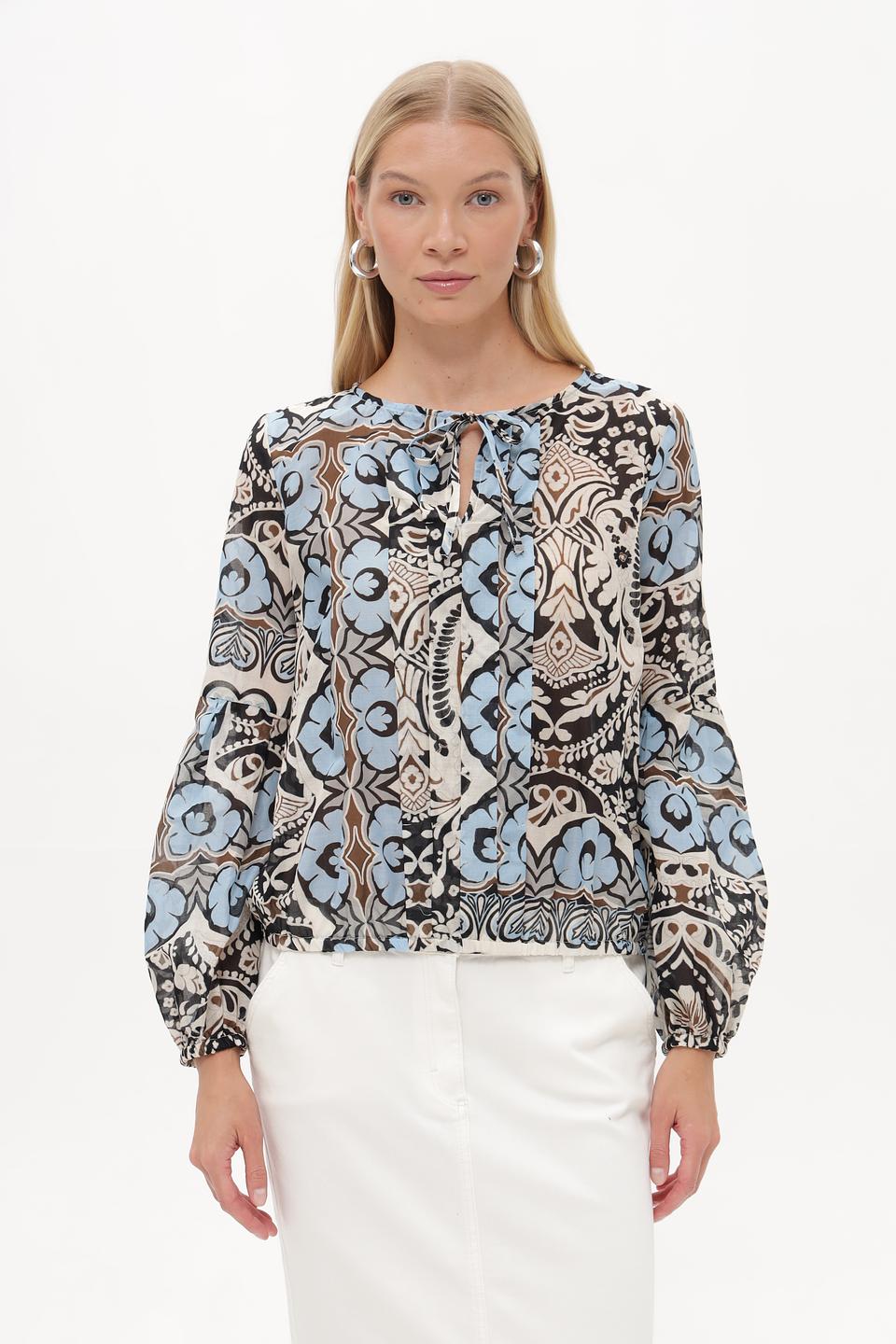 Блузка Monari с цветочным принтом