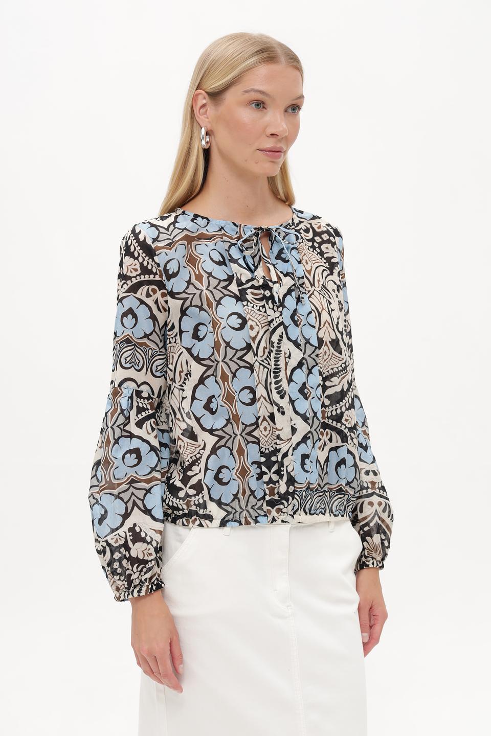 Блузка Monari с цветочным принтом