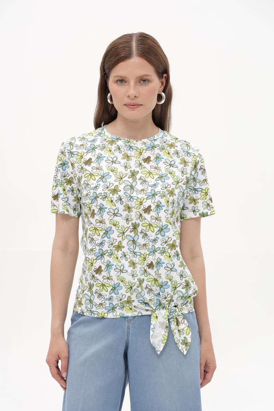Блузка Tom Tailor с цветочным принтом