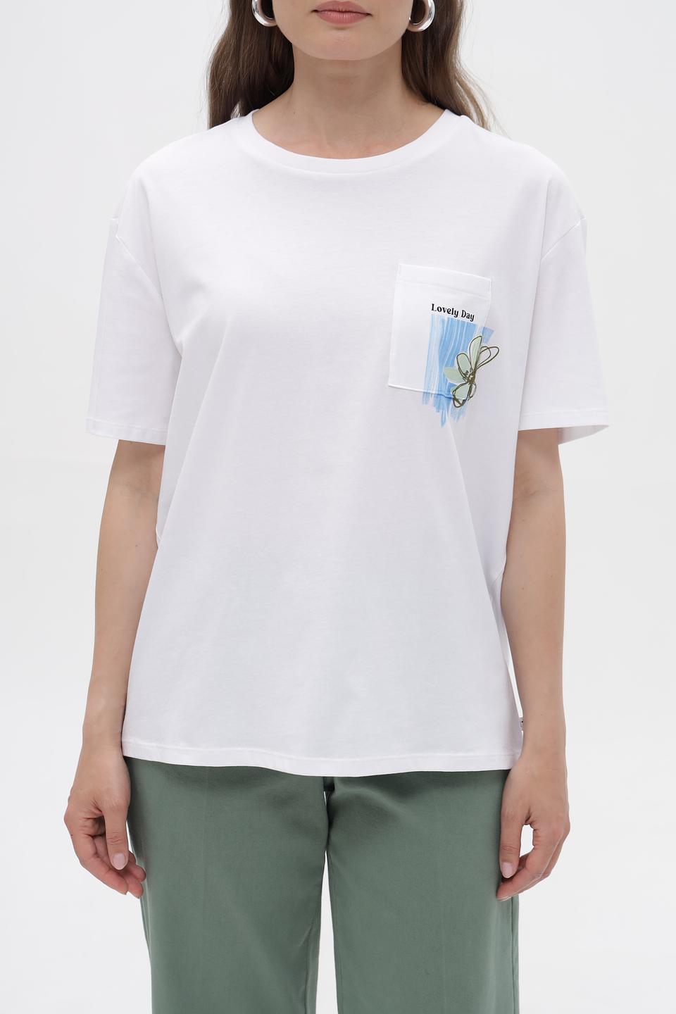 Футболка Tom Tailor denim с принтом