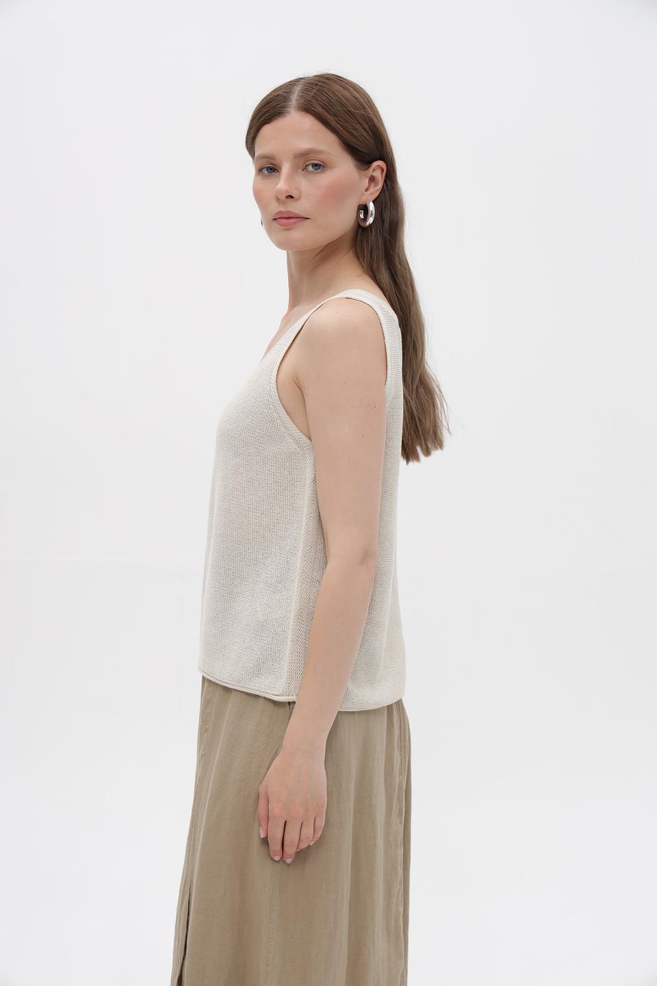 Топ Tom Tailor бежевый