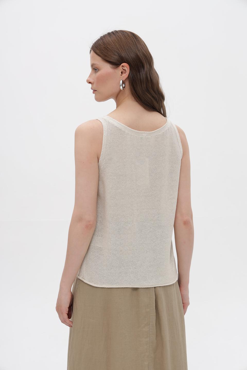 Топ Tom Tailor бежевый