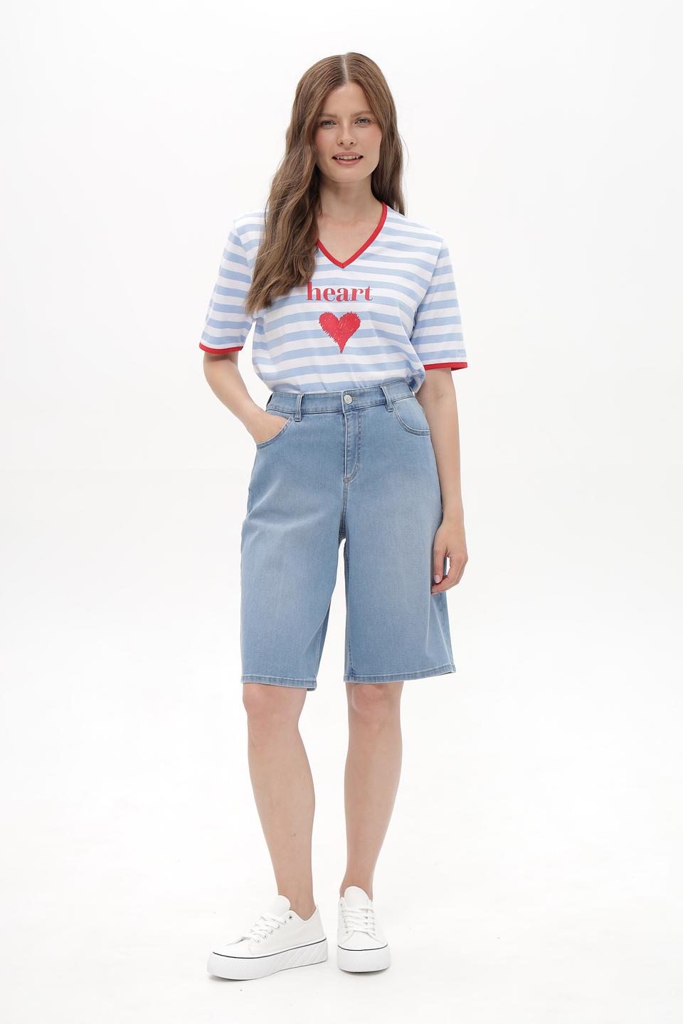 Шорты Gardeur деним светло-голубые