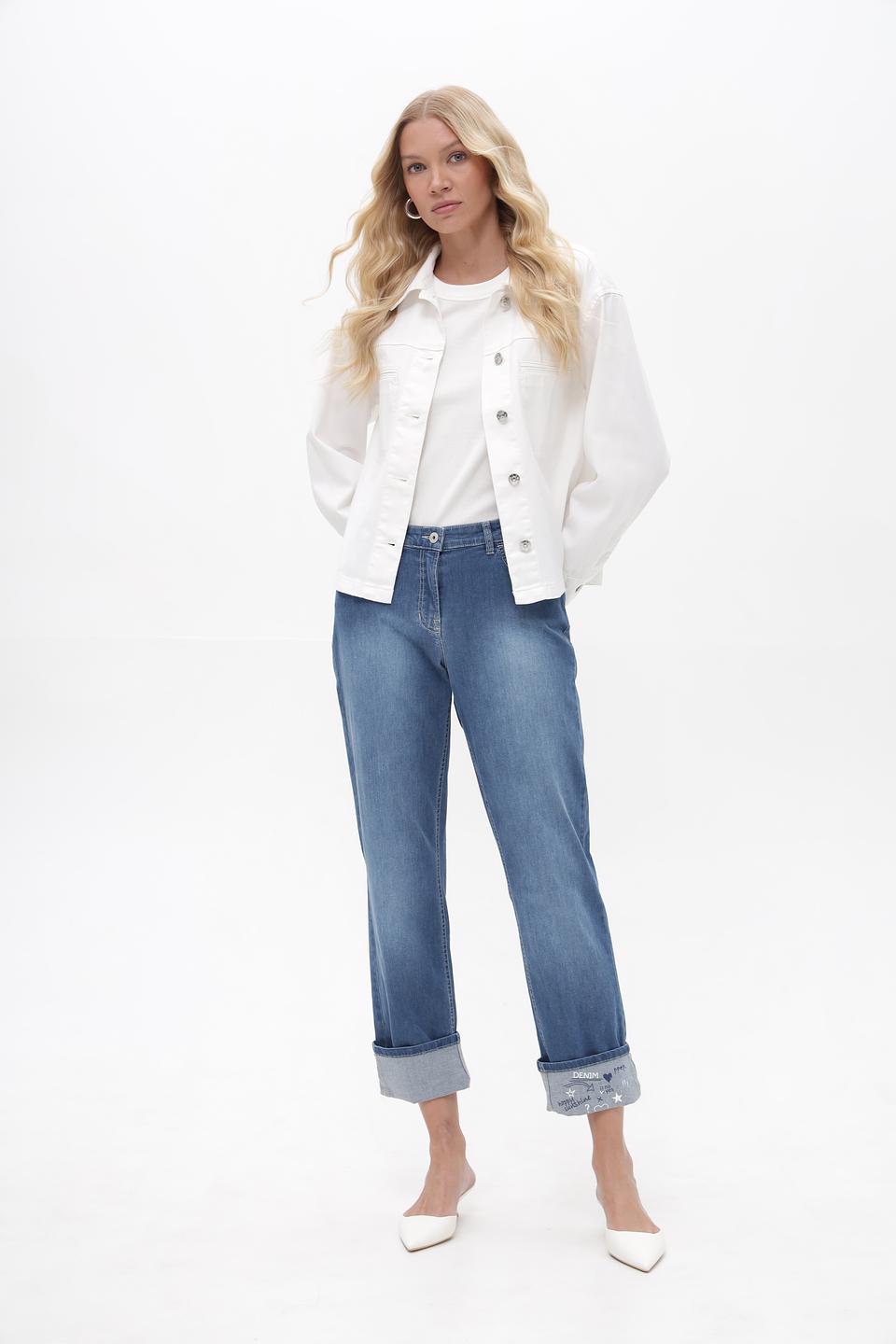 Джинсы Ppep. с вышивкой