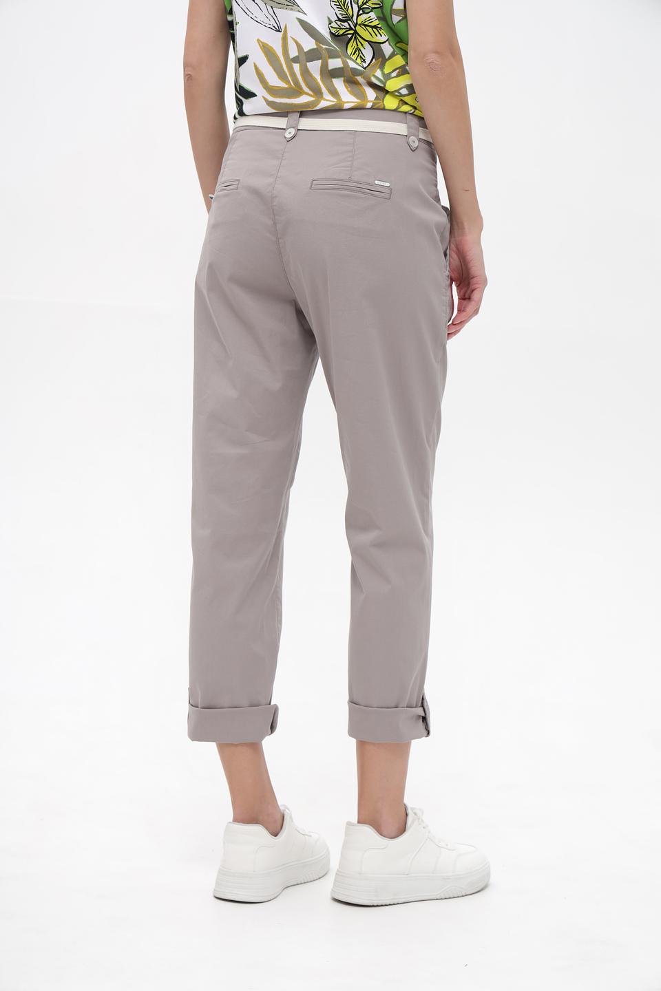 Брюки Ppep. серые с поясом