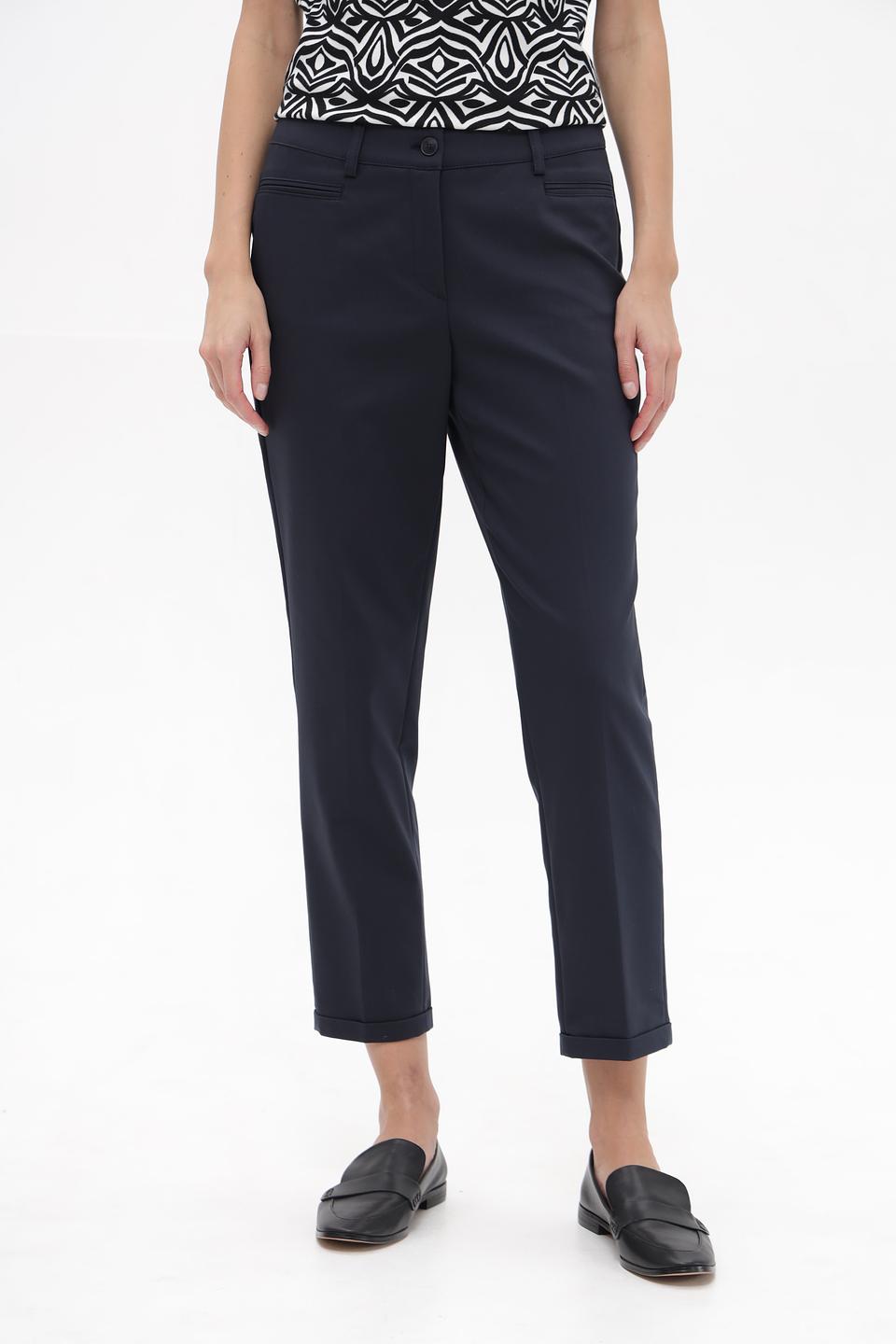 Брюки укороченные Gardeur темно-синие