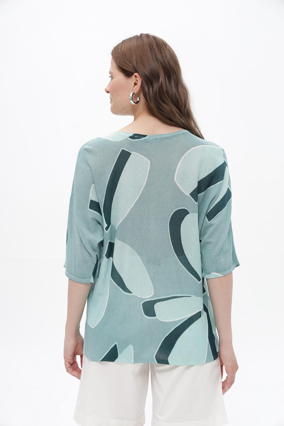 Пуловер Betty and Co с принтом