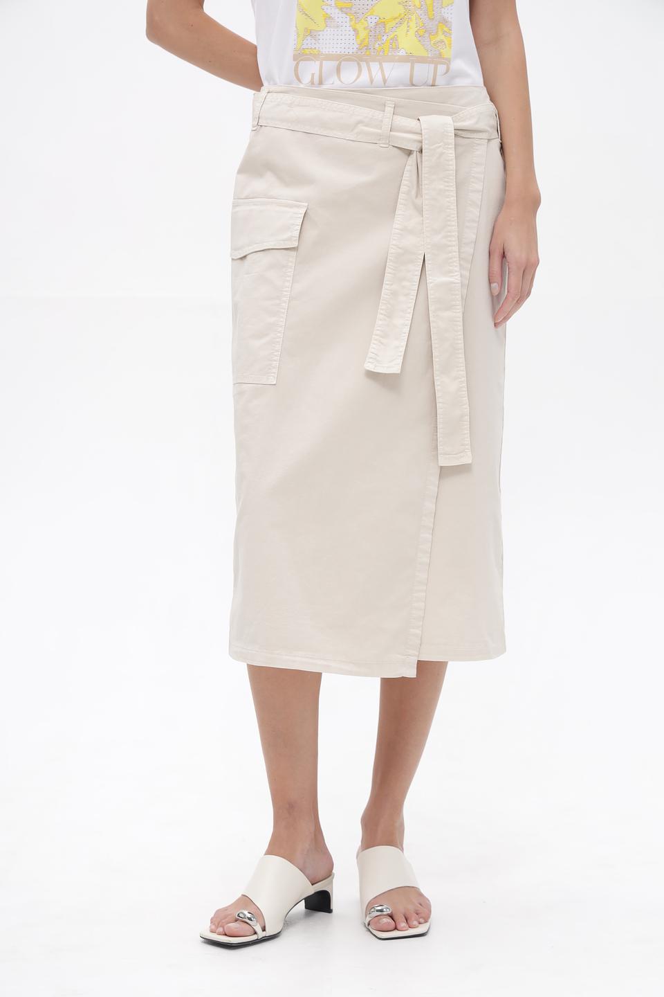 Юбка Gardeur с карманами бежевая