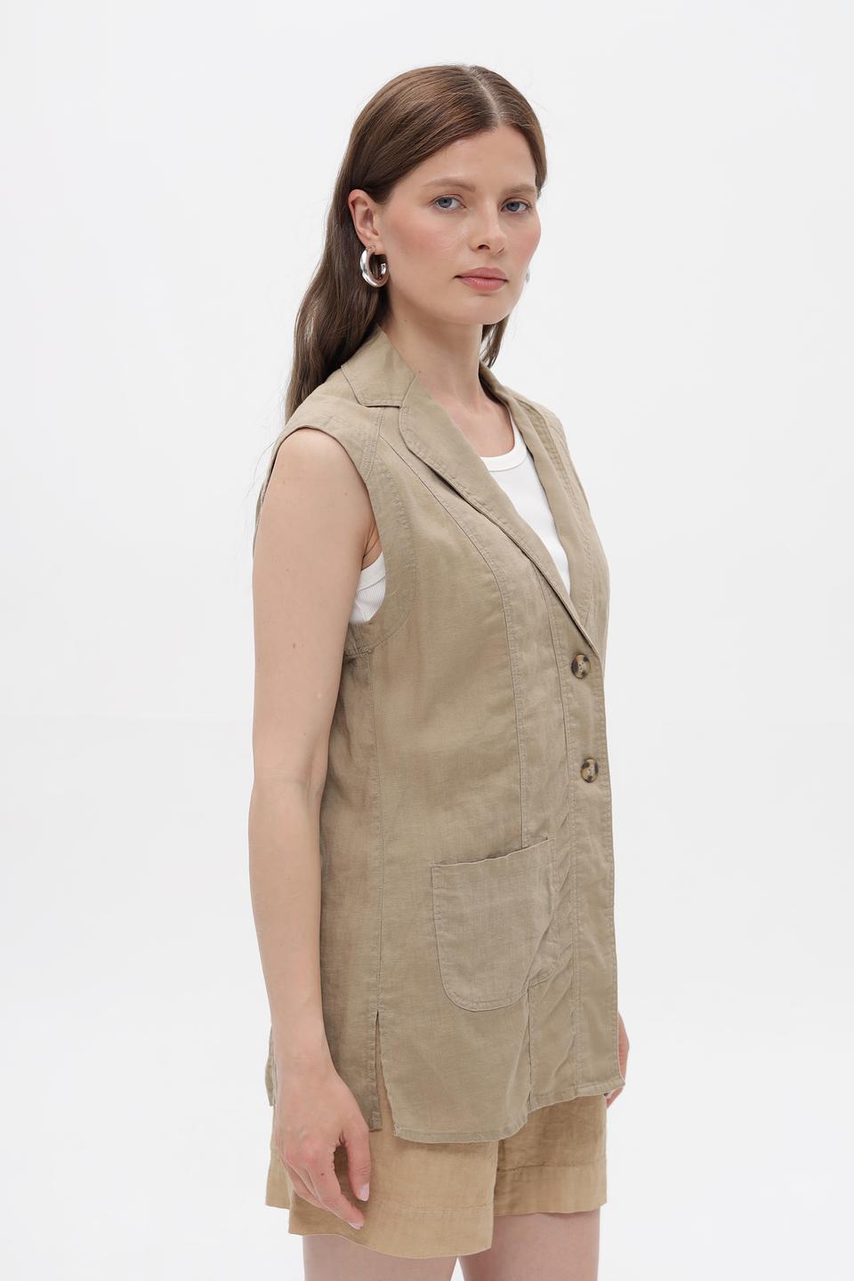 Жилет Lebek льняной