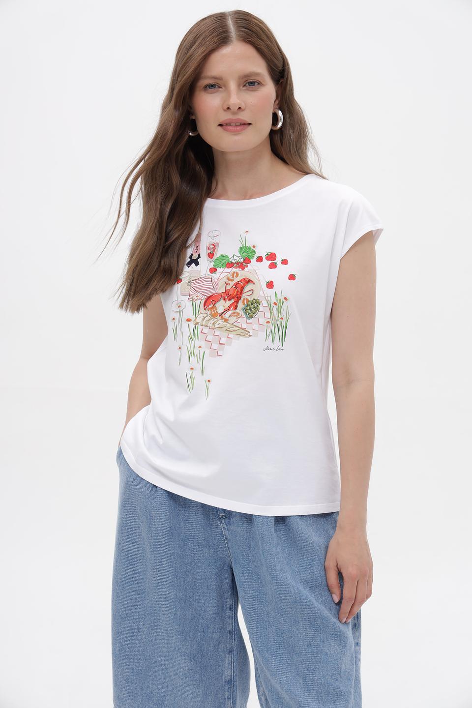 Футболка Marc Cain с принтом