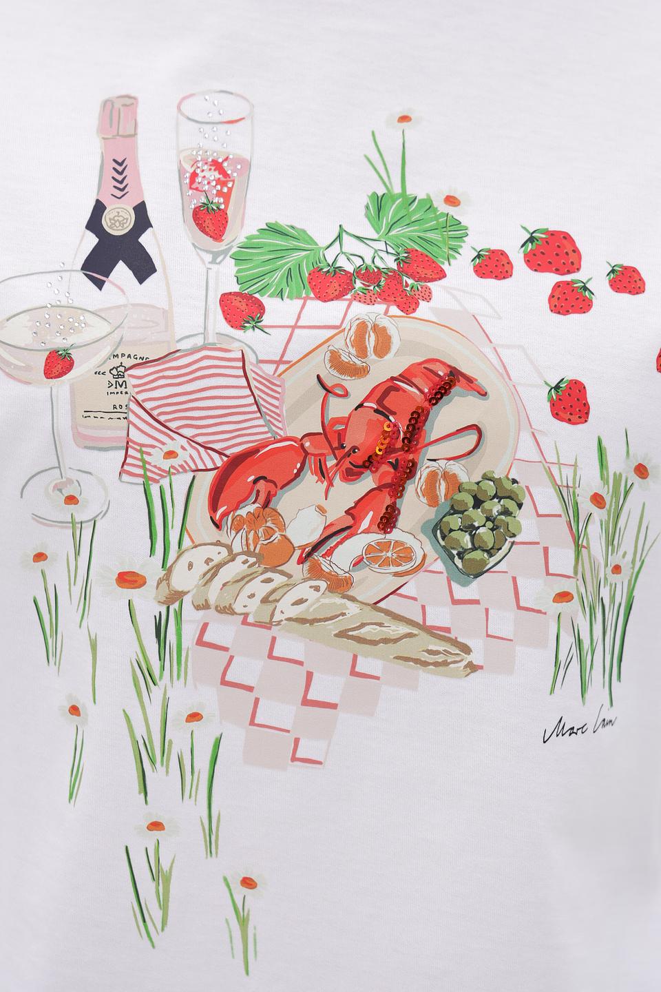 Футболка Marc Cain с принтом