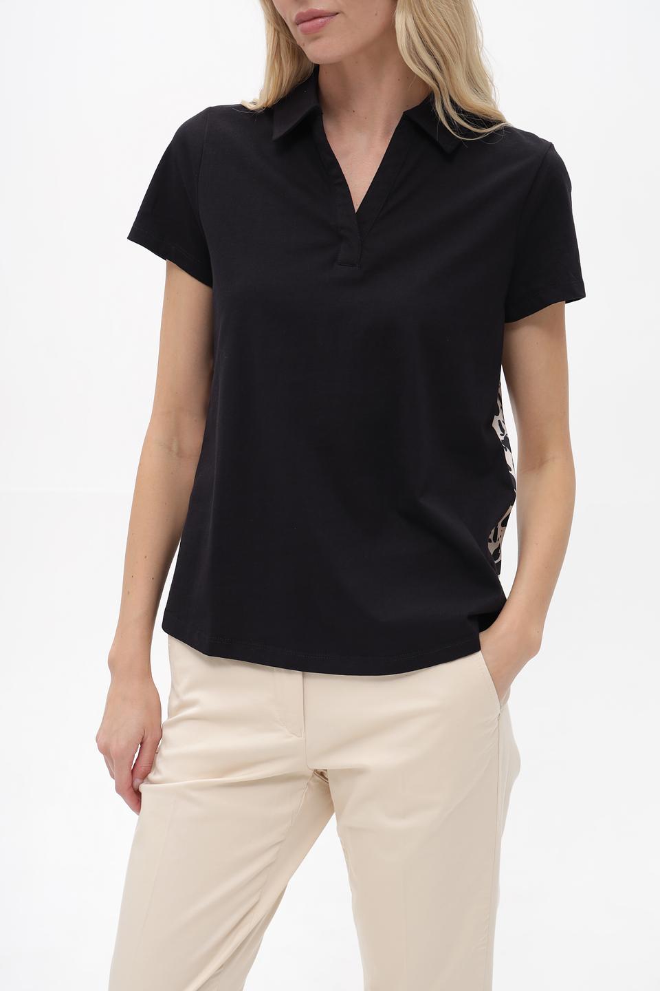 Блуза Taifun с принтом чёрный