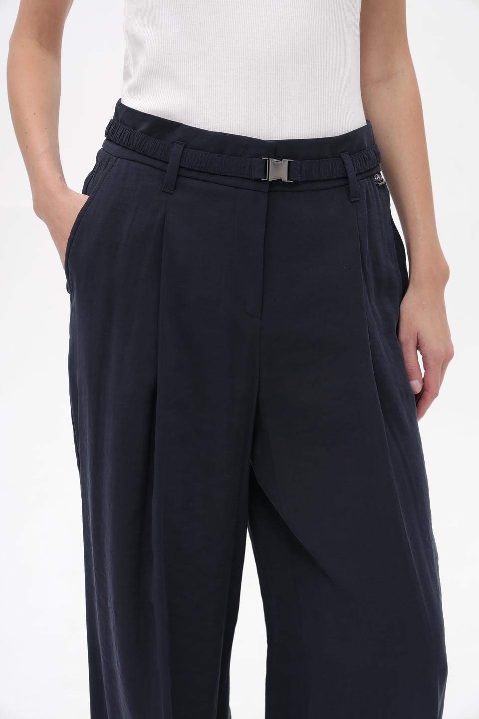 Брюки палаццо Marc Cain темно-синие