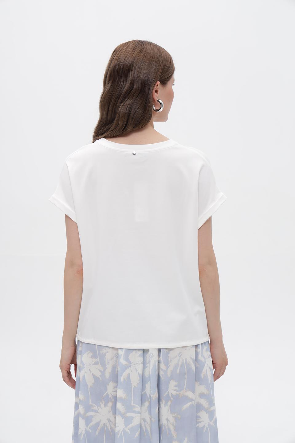 Блуза Oui с V-образным вырезом