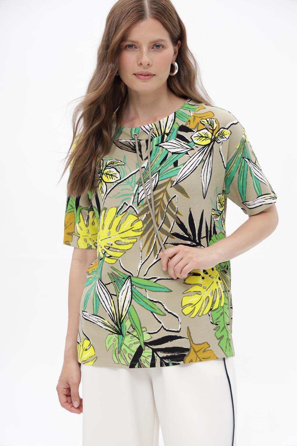 Блуза Betty Barclay с тропическим принтом