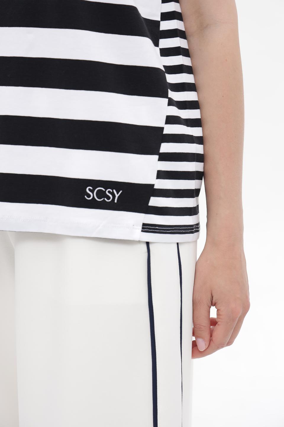 Футболка Betty Barclay в полоску чёрно-белая