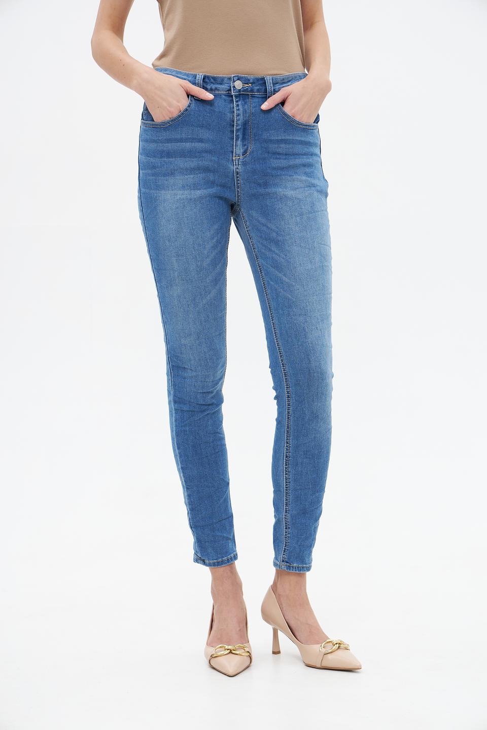 Джинсы скинни Broadway голубые