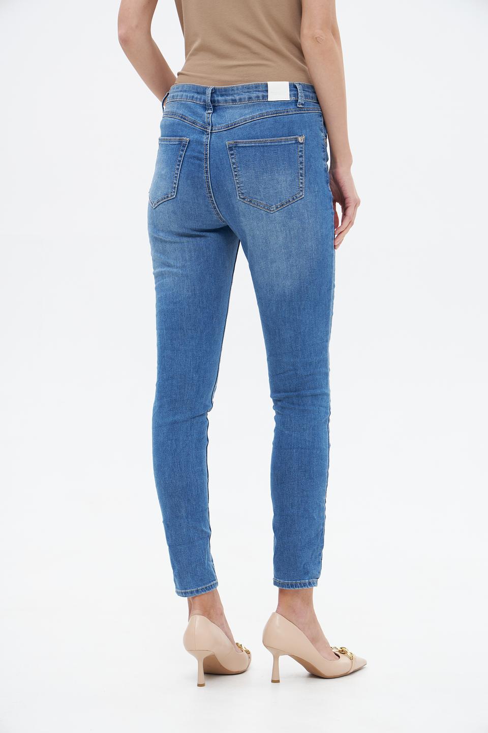 Джинсы скинни Broadway голубые